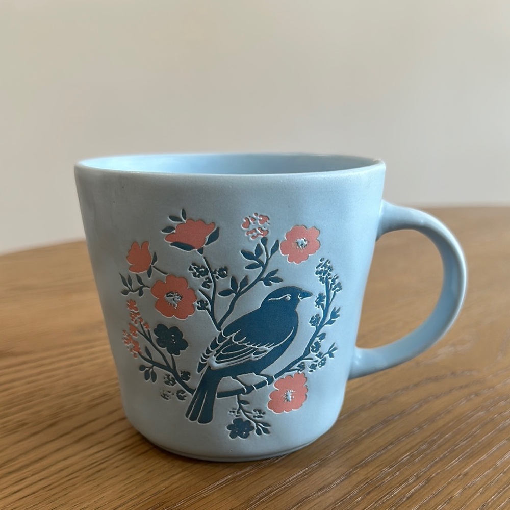 Floral Bird Design Mug